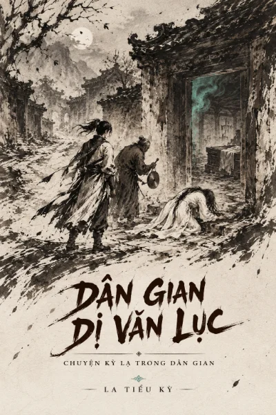 Bìa Dân Gian Dị Văn Lục — Chuyện Kỳ Lạ Trong Dân Gian